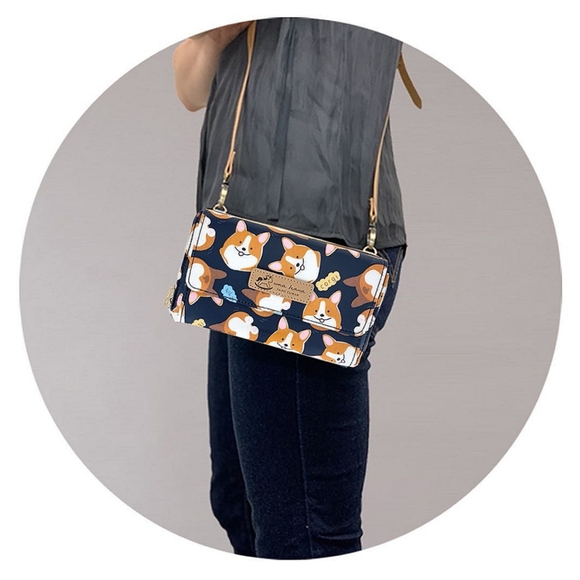 Waterproof Crossbody Shoulder Clutch Purse Wallet - Picture 3 of 16